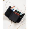 PETERSON ČERNÁ MALÁ DÁMSKÁ PENĚŽENKA S RFID Y763 (Velikost ONE SIZE)