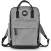 HIMAWARI ŠEDÝ DÁMSKÝ FUNKČNÍ MĚSTSKÝ BATOH NA NOTEBOOK (Velikost ONE SIZE)