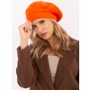 ORANŽOVÝ DÁMSKÝ STYLOVÝ BARET (Velikost ONE SIZE)