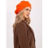 ORANŽOVÝ DÁMSKÝ STYLOVÝ BARET (Velikost ONE SIZE)