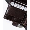 ROVICKY HNĚDÁ PÁNSKÁ KOŽENÁ PENĚŽENKA SE ZAPÍNÁNÍM V314 (Velikost ONE SIZE)