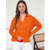 ORANŽOVÝ DÁMSKÝ SVETŘÍK S LÍMEČKEM VISTILLA (Velikost ONE SIZE)