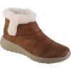 TMAVĚ HNĚDÉ DÁMSKÉ ZIMNÍ KOTNÍKOVÉ BOTY SKECHERS ON THE GO JOY - ENDEAVOR (Velikost 36)