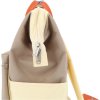 HIMAWARI SMETANOVĚ-VÍNOVÝ DÁMSKÝ BATOH S PRAKTICKÝM POUZDREM (Velikost ONE SIZE)