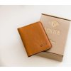 ELEGANTNÍ PÁNSKÁ PENĚŽENKA ZNAČKY SOLIER (SW15 CAMEL) (Velikost ONE SIZE)