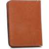 ELEGANTNÍ PÁNSKÁ PENĚŽENKA ZNAČKY SOLIER (SW15 CAMEL) (Velikost ONE SIZE)