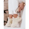BÉŽOVÉ SNEAKERSY NA PLATFORMĚ CILLE (Velikost 38)