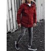 (VEL. 2XL) VÍNOVÁ PÁNSKÁ ZIMNÍ PARKA (Velikost 2XL)