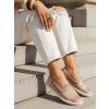 ZLATÉ ESPADRILKY S KAMÍNKY (Velikost 38)