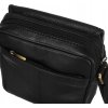 PETERSON ČERNÁ PÁNSKÁ KOŽENÁ TAŠKA PŘES RAMENO (Velikost ONE SIZE)