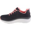 ČERNO-ORANŽOVÉ DÁMSKÉ TENISKY SKECHERS D' LUX WALKER GET OASIS (Velikost 37)