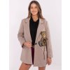 (VEL. ONE SIZE) BÉŽOVÉ DÁMSKÉ SAKO S NÁŠIVKOU MEDVÍDKA (Velikost ONE SIZE)