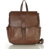 MARCO MAZZINI HNĚDÝ BATOH S KAPSAMI (Velikost ONE SIZE)
