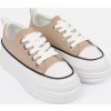 BÉŽOVÉ DÁMSKÉ TENISKY NA PLATFORMĚ (Velikost 36)