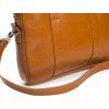 PÁNSKÁ KOŽENÁ HNĚDÁ TAŠKA SOLIER (Velikost ONE SIZE)