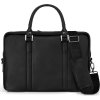 ČERNÁ KOŽENÁ TAŠKA NA NOTEBOOK SOLIER (Velikost ONE SIZE)