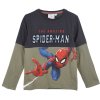 ZELENO-ŠEDÉ CHLAPECKÉ TRIČKO S DLOUHÝM RUKÁVEM SPIDER - MAN (Velikost 98)