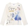 BÍLÉ DÍVČÍ TRIČKO DISNEY FROZEN ELSA AND OLAF (Velikost 104)