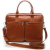 PÁNSKÁ HNĚDÁ KOŽENÁ TAŠKA SOLIER (Velikost ONE SIZE)
