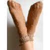 (VEL. ONE SIZE) SILONKOVÉ PONOŽKY VENEZIANA ELVIRA (Velikost ONE SIZE, Barva tmavě hnědá)