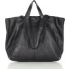 MARCO MAZZINI ČERNÁ SHOPPER KOŽENÁ KABELKA (Velikost ONE SIZE)