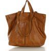 MARCO MAZZINI CAMEL SHOPPER KOŽENÁ KABELKA (Velikost ONE SIZE)