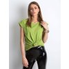 DÁMSKÉ SVĚTLE-ZELENÉ TRIČKO (Velikost XS)