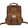 HIMAWARI HNĚDÝ STYLOVÝ BATOH S PŘIHRÁDKOU NA NOTEBOOK (Velikost ONE SIZE)