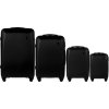 ČERNÁ SADA ČTYŘ CESTOVNÍCH KUFRŮ (Velikost Sada Kufrů)