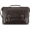 ELEGANTNÍ PÁNSKÁ HNĚDÁ TAŠKA NA NOTEBOOK SOLIER (Velikost ONE SIZE)