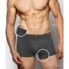 TMAVĚ ŠEDÉ PÁNSKÉ BOXERKY 3-PACK (Velikost M)