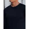 TMAVĚ MODRÉ PÁNSKÉ BASIC TRIČKO S DLOUHÝM RUKÁVEM (Velikost S)