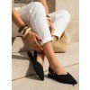 DÁMSKÉ SEMIŠOVÉ SLINGBACK BALERÍNY ČERNÉ (Velikost 38)