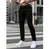 PÁNSKÉ SLIM FIT DŽÍNY ČERNÉ (Velikost 30)