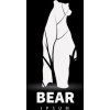 PÁNSKÉ TRIČKO S NÁPISEM BEAR  ČERNÉ (Velikost M)