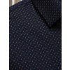 PÁNSKÁ SLIM FIT KOŠILE SE VZOREM TMAVĚ MODRÁ (Velikost M)