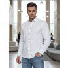 PÁNSKÁ SLIM FIT KOŠILE SE VZOREM BÍLÁ (Velikost M)