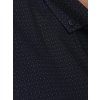 PÁNSKÁ SLIM FIT KOŠILE SE VZOREM TMAVĚ MODRÁ (Velikost M)