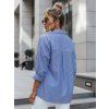 DÁMSKÁ OVERSIZE KOŠILE BLISS MODRÁ (Velikost 36)