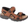 HNĚDÉ PÁNSKÉ SANDÁLY RIEKER SANDALS (Velikost 40)