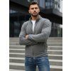 PÁNSKÁ ROZEPÍNACÍ MIKINA SVĚTLE ŠEDÁ (Velikost M)