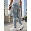 PÁNSKÉ DŽÍNY SLIM FIT SVĚTLE MODRÉ (Velikost 29)