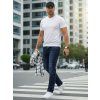 PÁNSKÉ DŽÍNY SLIM FIT GRANÁTOVÉ (Velikost 32)