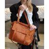 MARCO MAZZINI CAMEL KOŽENÁ SHOPPER KABELKA (Velikost ONE SIZE)