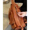 MARCO MAZZINI CAMEL KOŽENÁ SHOPPER KABELKA (Velikost ONE SIZE)