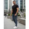 PÁNSKÉ DŽÍNY SLIM FIT CASUAL MODRÉ (Velikost 29)