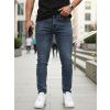 PÁNSKÉ DŽÍNY SLIM FIT CASUAL MODRÉ (Velikost 29)