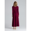 DLOUHÉ BORDOVÉ ŠATY (Velikost S)
