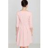 RŮŽOVÉ ŠATY S ASYMETRICKOU SUKNÍ (Velikost L)