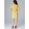 ŽLUTÉ ELEGANTNÍ ŠATY (Velikost S)
